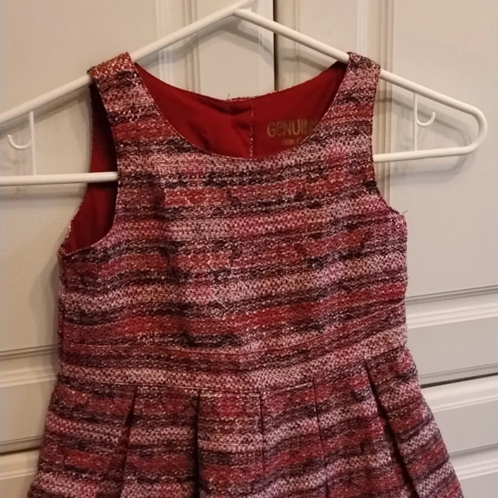 Genuine Kids by OshKosh Lined Tweed Dress for Toddler Girl, Size 4T